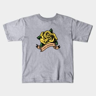 Yellow Rose Of San Antonio Kids T-Shirt